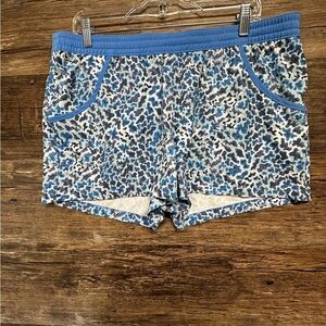 Columbia Blue Camo Women’s Athletic Shorts